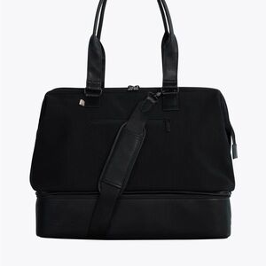 Beis mini weekender bag black